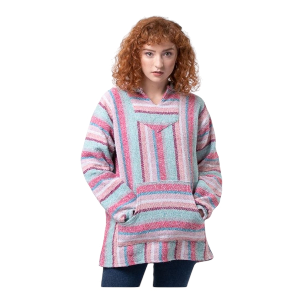 Earth Ragz Hoodie Recycled Fibers Striped Size Small